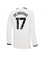 Manchester City Kevin De Bruyne #17 Replika Borta Kläder 2023-24 Långärmad